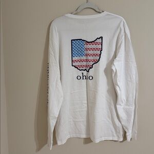 NWT VV Ohio Silhouette Long Sleeve Pocket Tee SZ XL